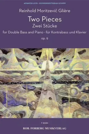 Forberg Glière - Zwei Stücke Op. 9 Intermezzo - Tarantella | Économisez maintenant