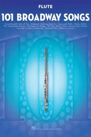Hal Leonard 101 Broadway Songs For Flute | Livraison rapide