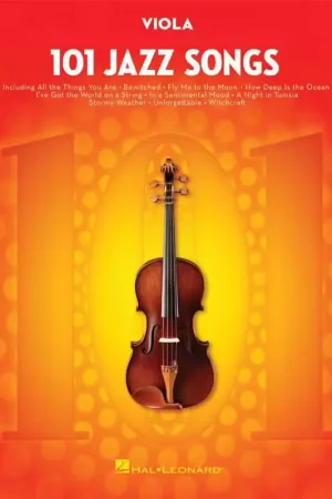 Disponible maintenant | Hal Leonard 101 Jazz Songs For Viola
