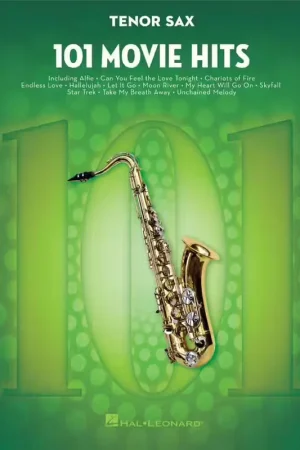 Stock presque épuisé | Hal Leonard 101 Movie Hits - Sax Ténor