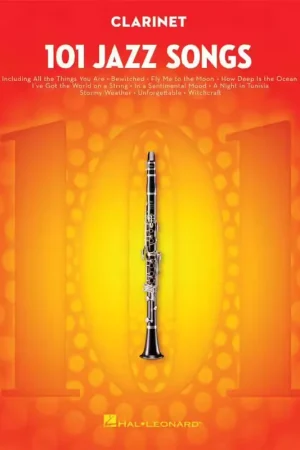 Hal Leonard 101 Jazz Songs For Clarinet - Très bien noté