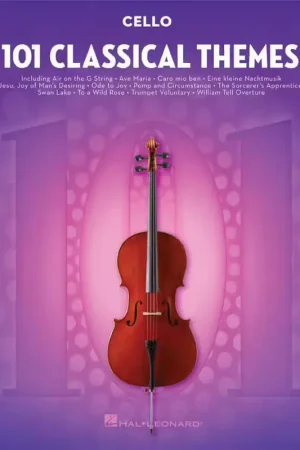 Hal Leonard 101 Classical Themes For Cello | Commandez maintenant