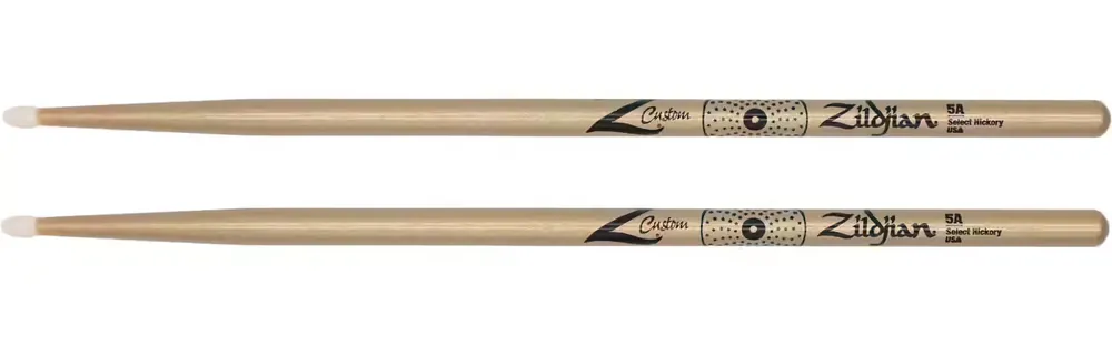 Bien noté - Zildjian Baguettes Z-Custom 5A Gold Chroma Nylon