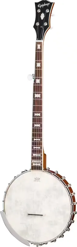Disponible maintenant - Epiphone Mastertone Bowtie Open Back Banjo Natural Ibgcs