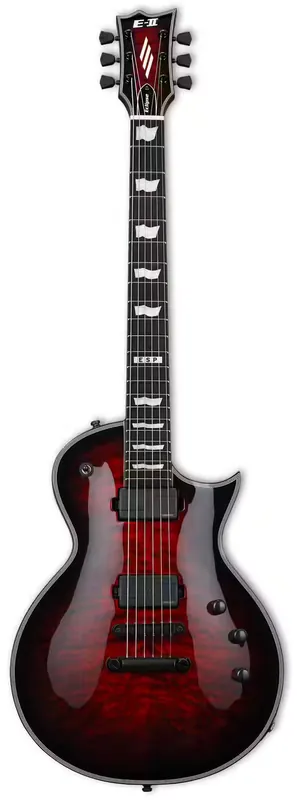 Soldes - ESP E-II Eclipse Quilted Maple Fluence See Thru Black Cherry Sunburst