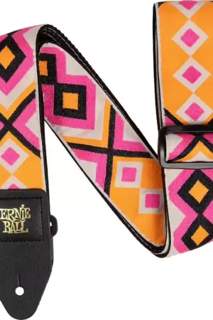 Très populaire - Ernie Ball Sangle Jacquard Electric Diamond