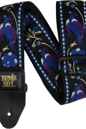 Achetez maintenant | Ernie Ball Sangle Jacquard Purple Pleasant Pheasant