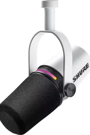 Shure MV7+ White - Qualité professionnelle