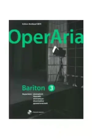Edition Breitkopf Operaria Baryton 3 - Qualité supérieure