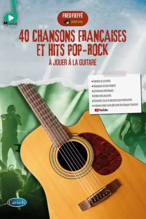 Carisch 40 Chansons Françaises et Hits Pop-Rock Guitare - Prix en baisse
