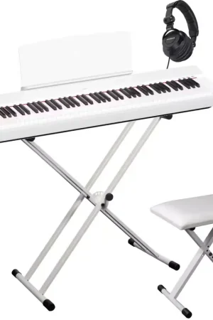 Yamaha P-225 Blanc Pack Complet | Haute qualité