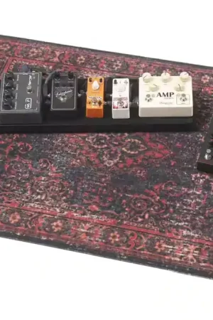 Drum N Base VPA-BLR Tapis Vintage Persian Club Series 80 X 60CM Antidérapant Black Red - Super offre