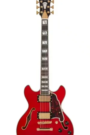 D'Angelico Excel Mini DC Trans Cherry - Très demandé