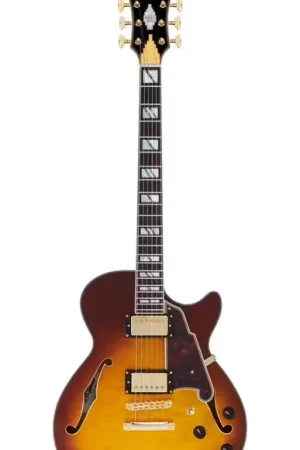 D'Angelico Excel SS XT Iced Tea Burst Quilt - Soldes