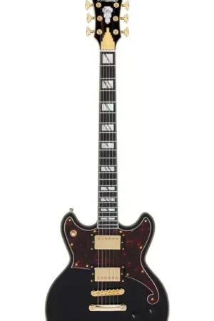 Commandez en ligne - D'Angelico Deluxe Brighton Solid Black