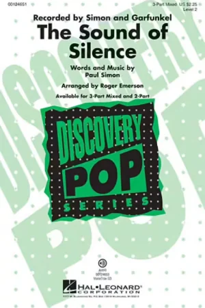 En stock - Hal Leonard Simon & Garfunkel - The Sound Of Silence (arr. Roger Emerson)