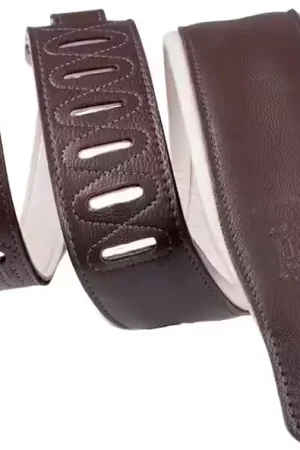 Retour facile - Levys Cuir Premium Rembourré 8,25 Cm - Dark Brown-