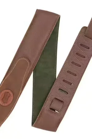 Levys Cuir Rembourrée 6,35cm - Brown-Green - Qualité premium