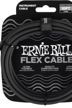 Ernie Ball Flex 3M Noir | Fin de série