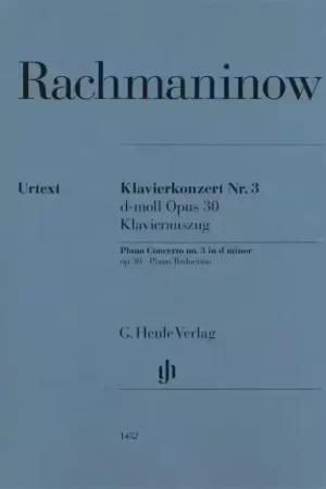 Henle Verlag Rachmaninov S. - Concerto Pour Piano N°3 Re Mineur Op.30 - Reduction Piano | Disponible maintenant