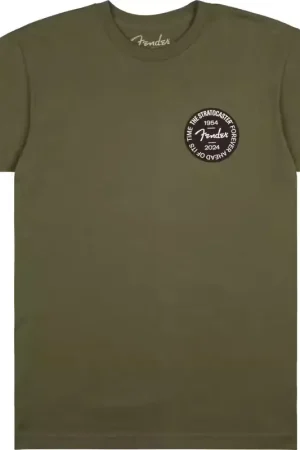 Dernières unités | Fender "L" Stratocaster 70Th Anni Badge Tee Olive