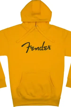 Fender "L" Fender Spaghetti Logo Hoodie Butterscotch Blonde - Top des ventes