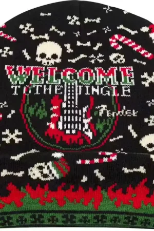 Fender Bonnet moche de Noël Ugly Christmas Beanie taille unique - Prix avantageux