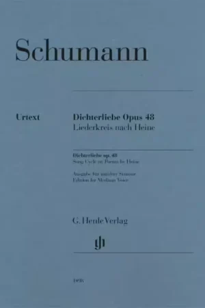 Super prix - Henle Verlag Schumann R. - Les Amours Du Poete Op. 48 - Voix Moyenne & Piano