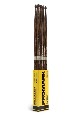 Pro Mark R5AFG-4P Rebound 5A Firegrain Hickory Olive Acorn 4 Paires - Offre du jour