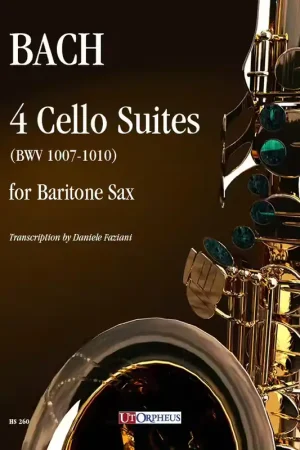 Ut Orpheus Bach J.S. - 4 Cello Suites For Baritone Sax | Préféré des clients