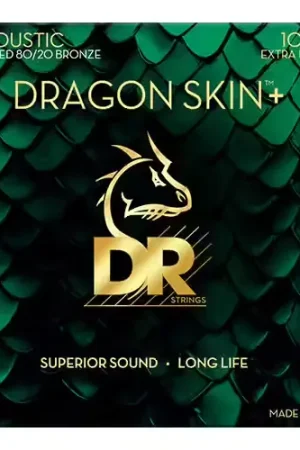 Soldes - Dr Strings 10-48 Dragon Skin+ Coated 80/20 Extra Light