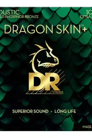 Dr Strings 10-48 Dragon Skin+ Coated Phospore Bronze Extra Light - Achat sécurisé