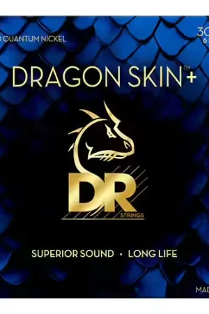 À ne pas manquer | Dr Strings 30-125 Dragon Skin+ Coated 6-string Medium