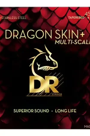 Dr Strings 45-105 Multi-Scale Dragon Skin+ Coated Medium Tapered - Bonne affaire