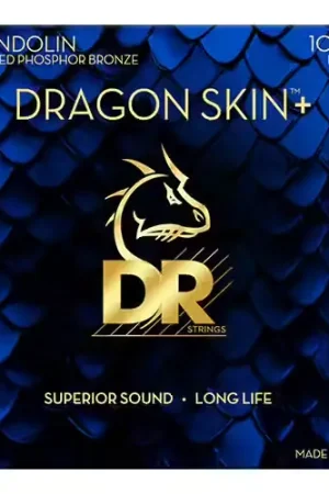 Dr Strings 10-36 Dragon Skin+ Coated Mandolin Strings Light | Disponible maintenant