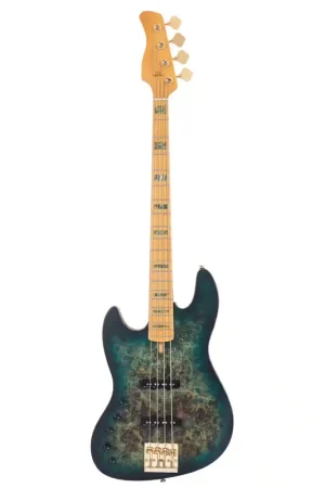 Offre limitée | Sire Marcus Miller Er V10-4 Lh Tgr.S Trans Green Satin