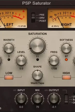 PSP Audioware Saturator - Réduction spéciale