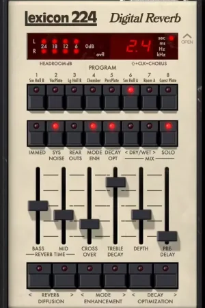 Achetez en ligne | Universal Audio UAD Lexicon 224 Digital Reverb