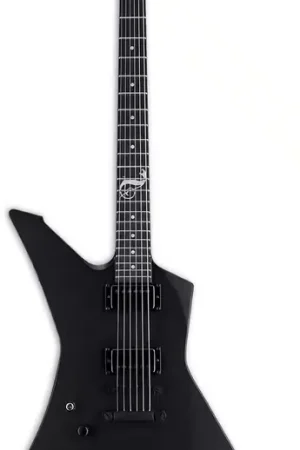 LTD Guitars Snakebyte Signature James Hetfield Lh Black Satin - Nouveau