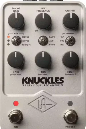 Universal Audio UAFX Knuckles '92 Rev F Dual Rec Amplifier | Nouveau au catalogue