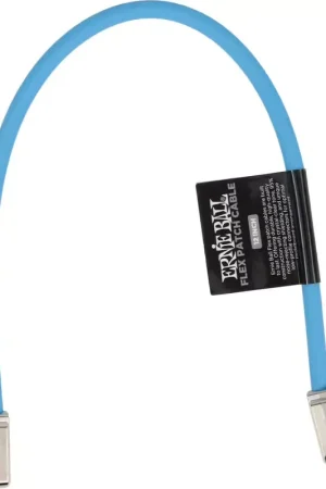 Ernie Ball Cable Patch Flex 30CM - Bleu | Jusqu'à épuisement des stocks