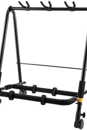 Hercules Stands Rack 3 Guitares avec Roulettes | Qualité premium