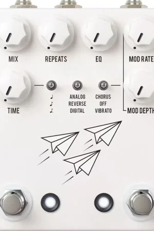 Offre spéciale - Jhs Pedals FLIGHT DELAY WHITE