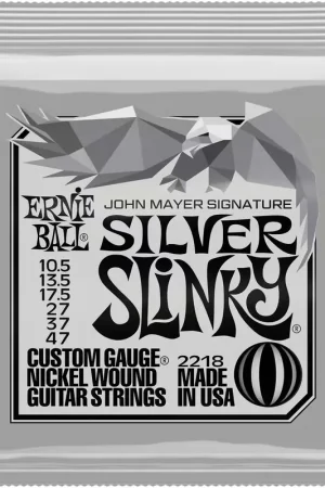 Très populaire - Ernie Ball John Mayer Silver Slinky 2218 - 10,5-47