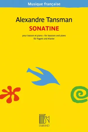 Best-seller | Edition Max Eschig TANSMAN - SONATINE - BASSON