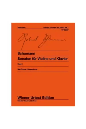 Wiener Urtext Edition SCHUMANN ROBERT - SONATES POUR VIOLON & PIANO VOL.1 - Tendance