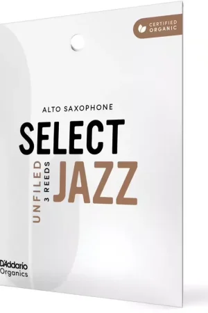 D'addario - Rico Organic Select Jazz Unfiled 2 Medium Sax Alto (x 3) - Nouveau