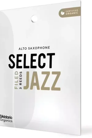 Économisez maintenant - D'addario - Rico Organic Select Jazz Filed 2 Hard Sax Alto (x 3)