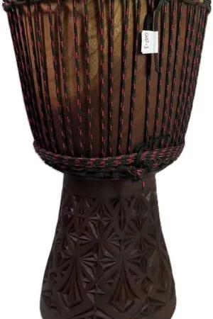 Wassoulou Djembe Custom Grand 33-35 X 60-62CM - Coup de cœur des clients