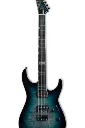 Envoi rapide | ESP E-Ii M-Ii Hipshot Burl Maple Mercury Blue Burst
